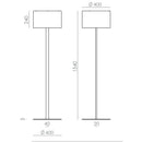 Aromas Del Campo Rems Floor Lamp | All Square Lighting