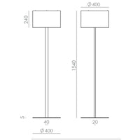 Aromas Del Campo Rems Floor Lamp | All Square Lighting