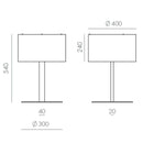 Aromas Del Campo Rems Table Lamp | All Square Lighting