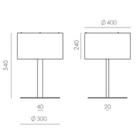 Aromas Del Campo Rems Table Lamp | All Square Lighting