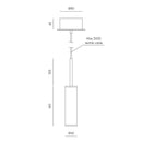 Aromas Del Campo Tura Pendant Light | All Square Lighting