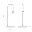 Aromas Del Campo Tura Table Lamp | All Square Lighting