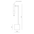 Aromas Del Campo Ycro Table Lamp | All Square Lighting