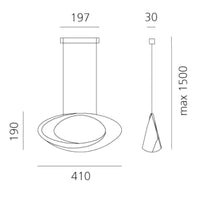 Artemide Cabilido Pendant Light | All Square Lighting