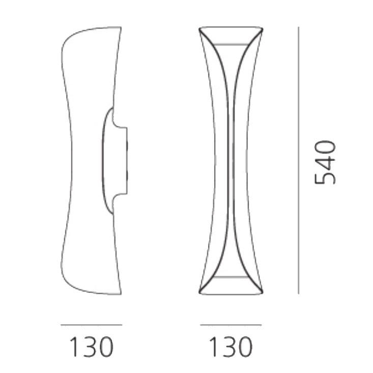 Artemide Cadmo LED Wall Light | All Square Lighting