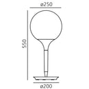 Artemide Castore 25 Table Lamp | All Square Lighting