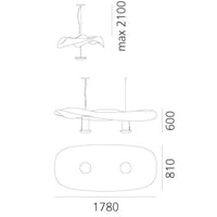 Artemide Cosmic Angel Pendant Light | All Square Lighting