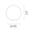 Artemide Dioscuri 14 Table Lamp | All Square Lighting