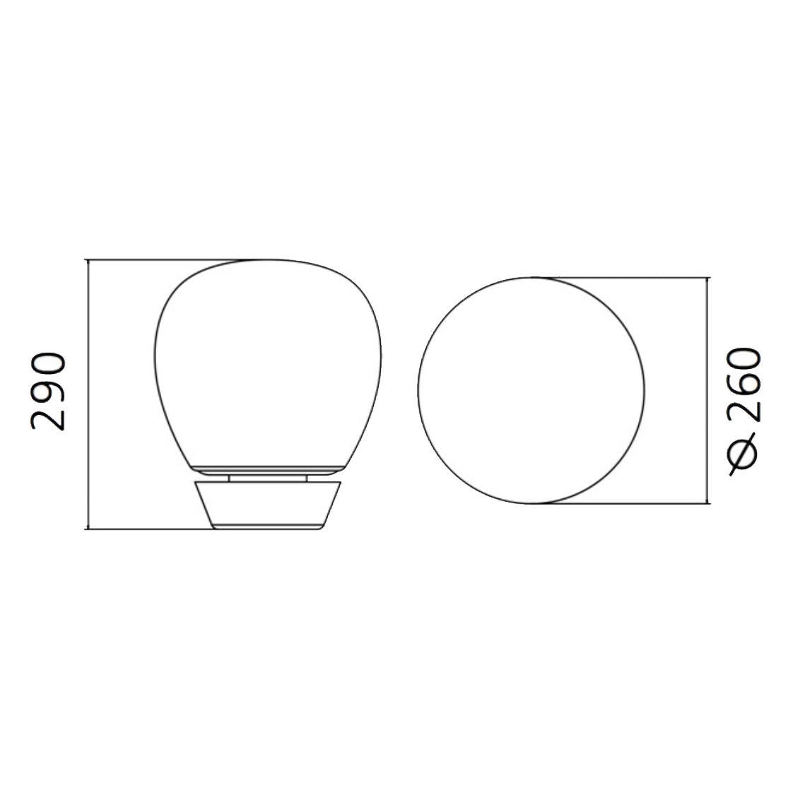 Artemide Empatia 26 Table Lamp | All Square Lighting