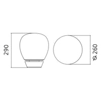 Artemide Empatia 26 Table Lamp | All Square Lighting
