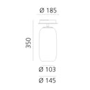 Artemide Gople Mini Ceiling Light | All Square Lighting