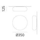 Artemide Itka 35 Wall Light | All Square Lighting