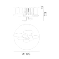 Artemide Mercury LED Ceiling Light | All Square Lighting