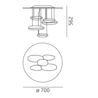 Artemide Mercury Mini LED Ceiling Light | All Square Lighting