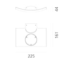 Artemide Microsurf Wall Light | All Square Lighting