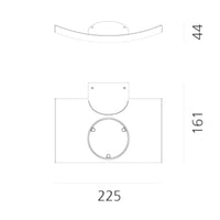 Artemide Microsurf Wall Light | All Square Lighting
