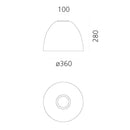 Artemide Nur Gloss Mini Ceiling Light | All Square Lighting
