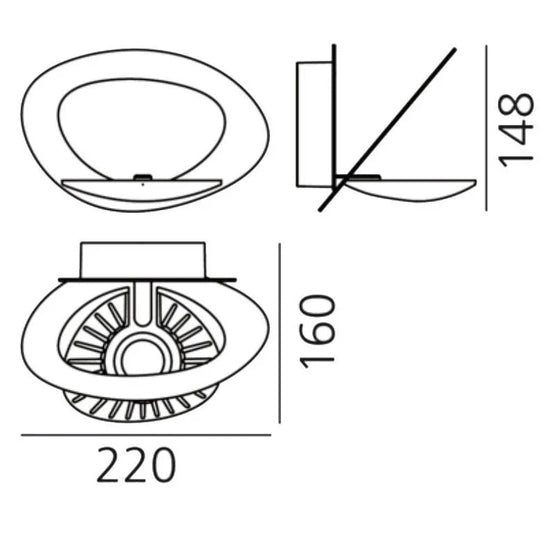 Pirce Micro LED Wall Light