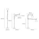 Artemide Tolomeo Basculante Floor Lamp | All Square Lighting