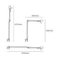 Artemide Tolomeo Braccio Wall Light | All Square Lighting