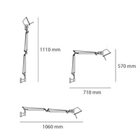 Artemide Tolomeo Mini Wall Light | All Square Lighting