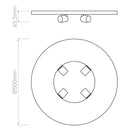 Astro Lighting 4-Way Plate Ceiling Light | All Square Lighting