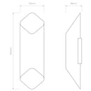 Astro Lighting Ako 420 Wall Light | All Square Lighting