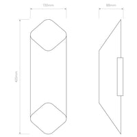 Astro Lighting Ako 600 Wall Light | All Square Lighting