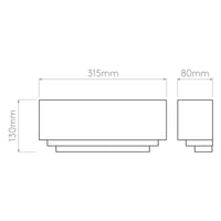 Astro Lighting Amalfi 315 Wall Light | All Square Lighting