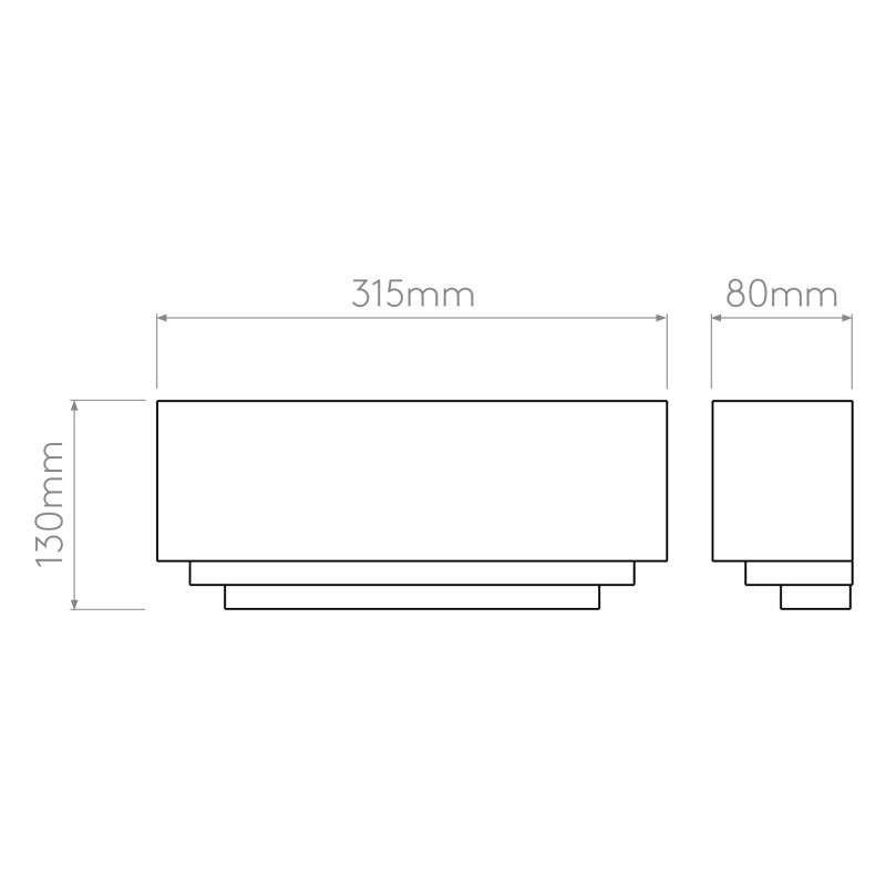 Astro Lighting Amalfi 315 Wall Light | All Square Lighting