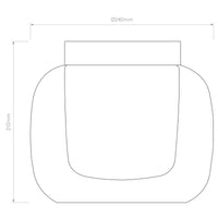 Astro Lighting Aquina 240 Ceiling Light | All Square Lighting