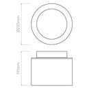 Astro Lighting Arezzo Ceiling Light | All Square Lighting