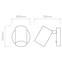 Astro Lighting Ascoli Single Switched Spotlight | All Square Lighting