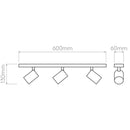 Astro Lighting Ascoli Triple Bar Spotlight | All Square Lighting