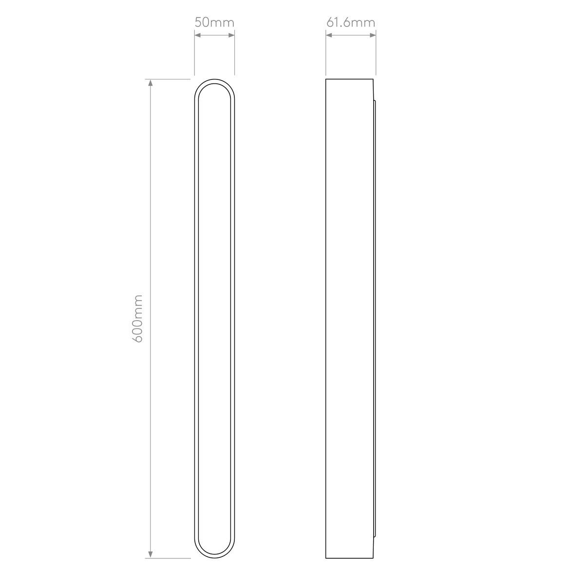 Astro Lighting Atticus 600 Wall Light | All Square Lighting