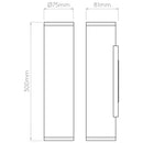 Astro Lighting Ava 300 Wall Light | All Square Lighting