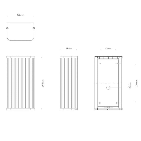 Avignon Square 300 Wall Light