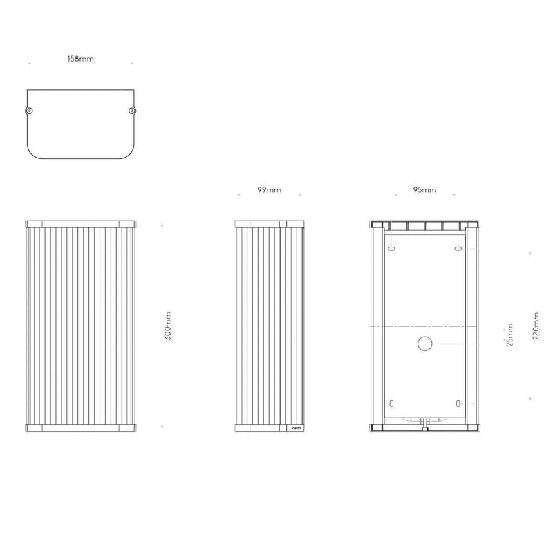 Avignon Square 300 Wall Light