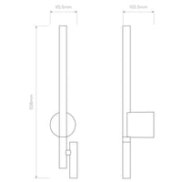 Astro Lighting Baton LED Reader Wall Light | All Square Lighting