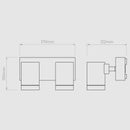 Astro Lighting Bayville Twin Spot Wall Light | All Square Lighting
