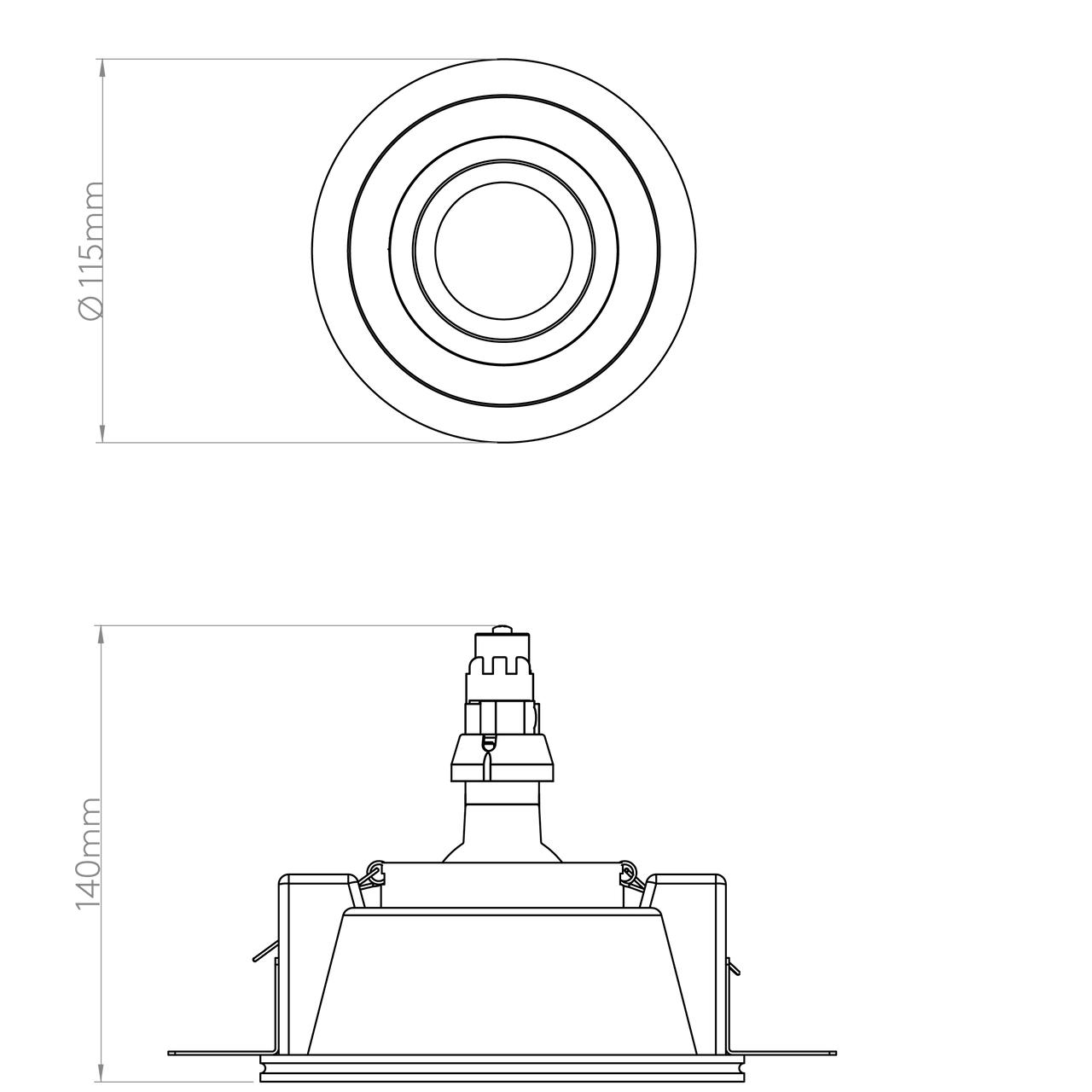 Astro Lighting Blanco Round Adjustable Downlight | All Square Lighting