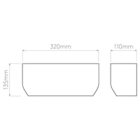 Astro Lighting Blend Wall Light | All Square Lighting
