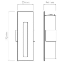 Astro Lighting Borgo 55 Wall Light | All Square Lighting