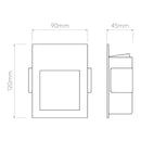 Astro Lighting Borgo 90 Wall Light | All Square Lighting