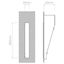 Astro Lighting Borgo Trimless 200 Wall Light | All Square Lighting