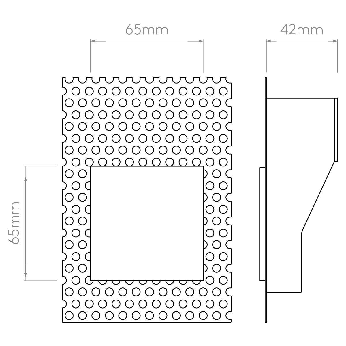 Borgo Trimless 65 Wall Light