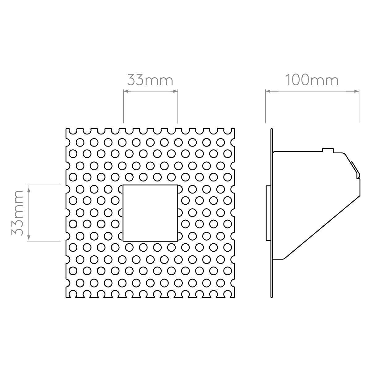 Borgo Trimless Mini Wall Light