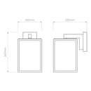 Astro Lighting Box Lantern 270 Wall Light | All Square Lighting