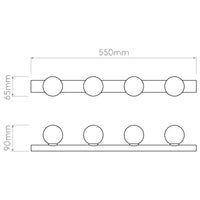 Astro Lighting Cabaret 4 II Wall Light | All Square Lighting