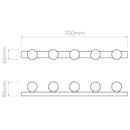Astro Lighting Cabaret 5 II Wall Light | All Square Lighting